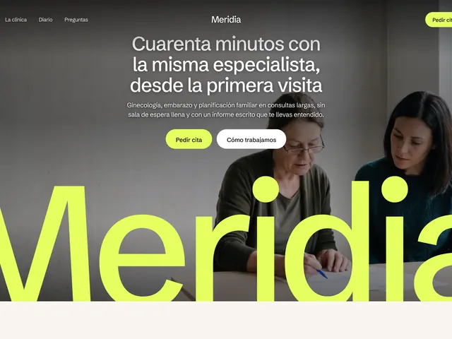 Meridia, Salud femenina · Valencia